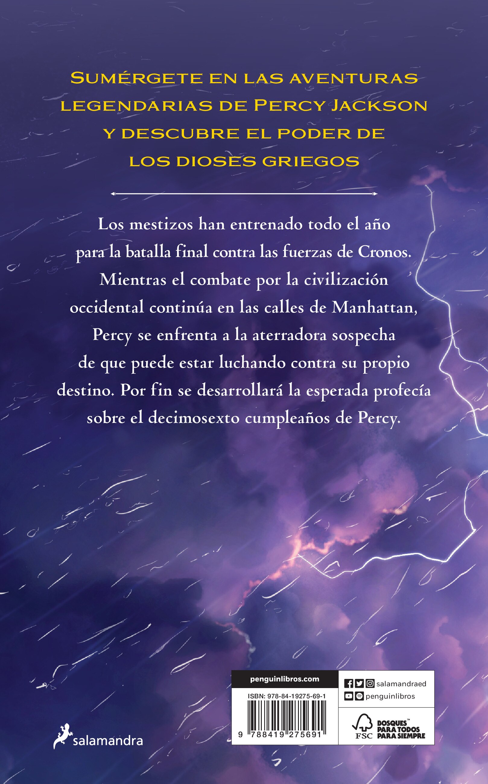 El último héroe del Olimpo (Percy Jackson y los dioses del Olimpo 5) (Tapa blanda) 2