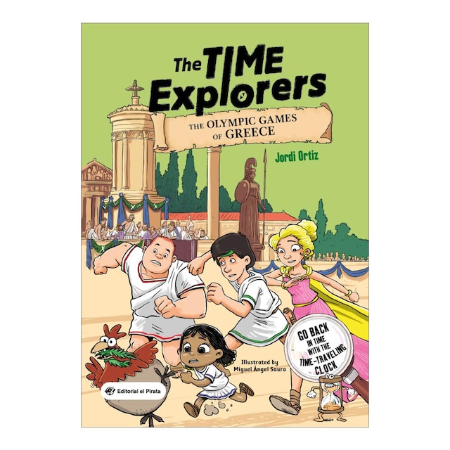 Imagem 0 de The Olympic Games of Greece: ¡Viaja por el tiempo con el reloj descifrador y descubre la antigua Grecia! Libro en INGLÉS para niños y niñ (Capa mole)