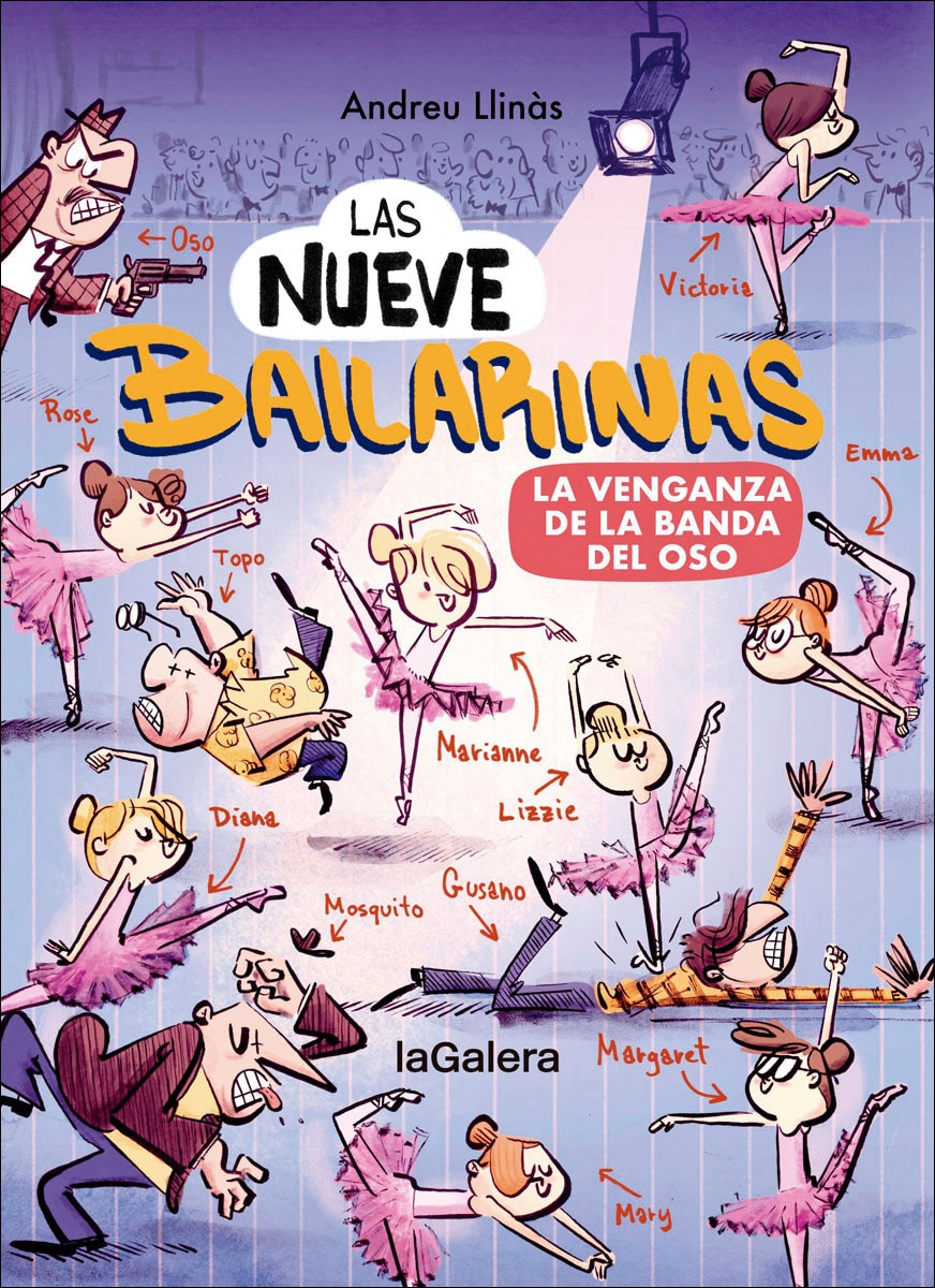 Imagen 0 de Las nueve bailarinas 2. La venganza de la banda del Oso  (Tapa blanda con solapas)