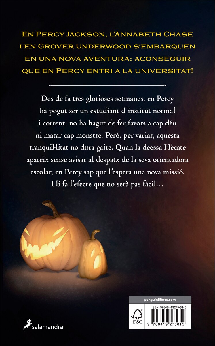 La deessa de tres caps (Percy Jackson i els déus de l'Olimp 7)  (Tapa blanda) 2