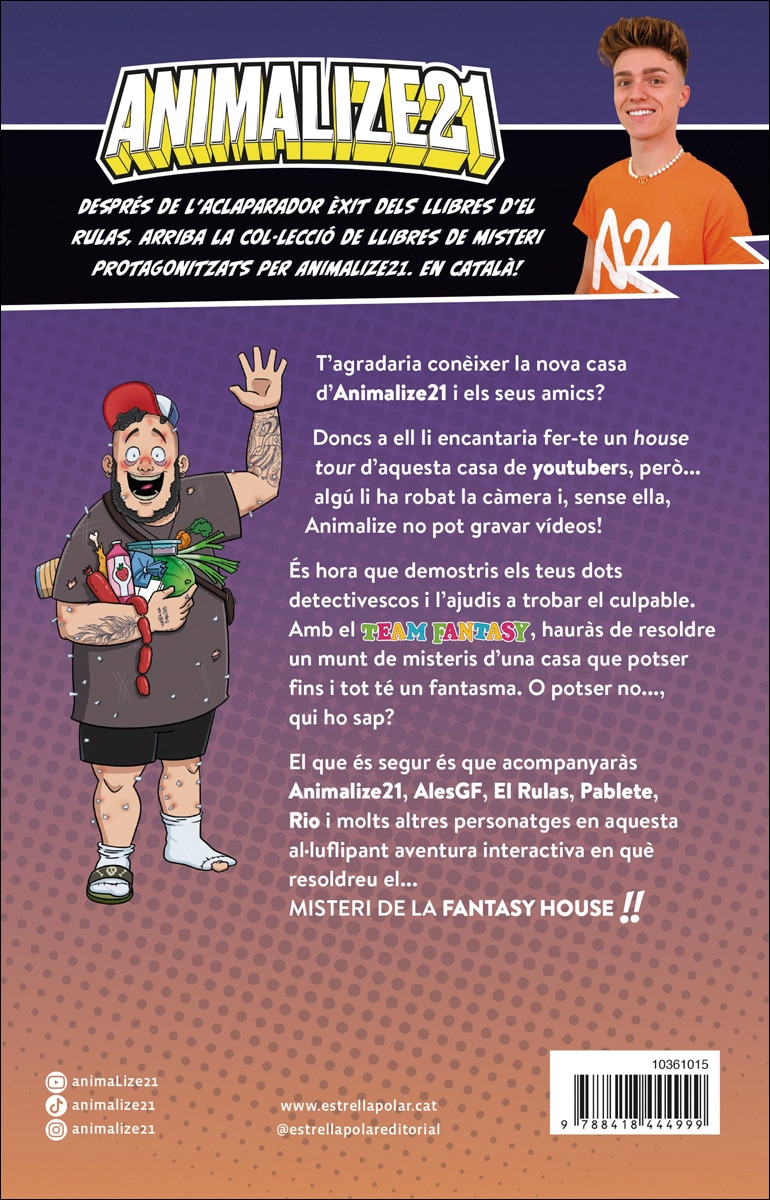 Imagen 2 de Animalize 21 1. Animalize 21 i el misteri de la Fantasy House  (Tapa dura)