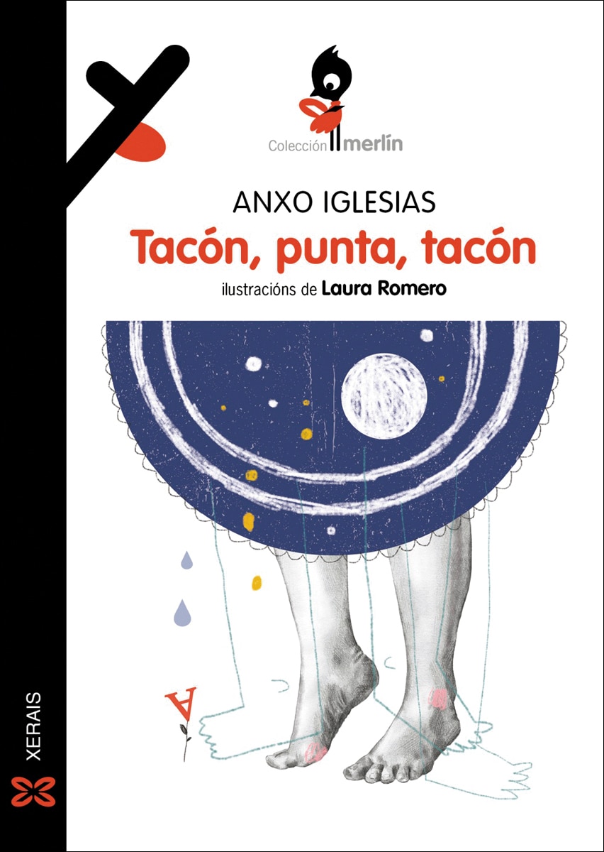 Tacón, punta, tacón (Capa mole com abas) 1
