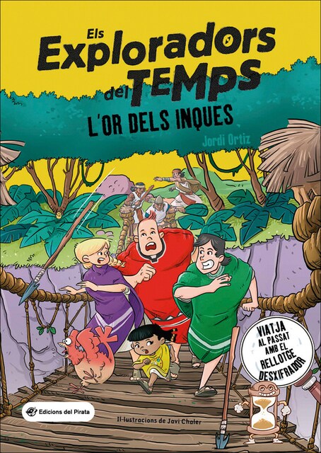 Imagem 0 de L'or dels inques: Viatja en el temps amb el rellotge desxifrador i descobreix els inques i els mexiques! Llibres per a nens i nenes a par (Capa mole)