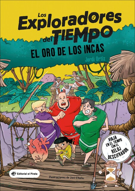 Imagem 0 de El oro de los incas: ¡Viaja por el tiempo con el reloj descifrador y descubre los incas! Libros para niños y niñas a partir de 10 años. (Capa mole)