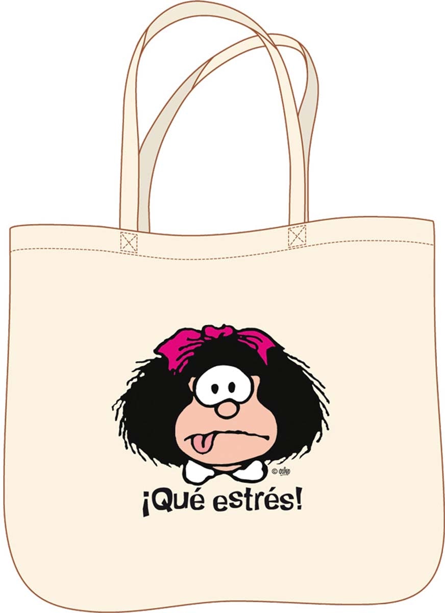 Bolsa mafalda.Tote bag ¡qué estrés! 1