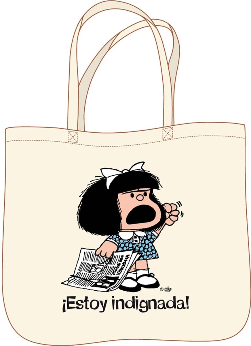 Imagem 0 de Bolsa mafalda.Tote bag ¡estoy indignada!