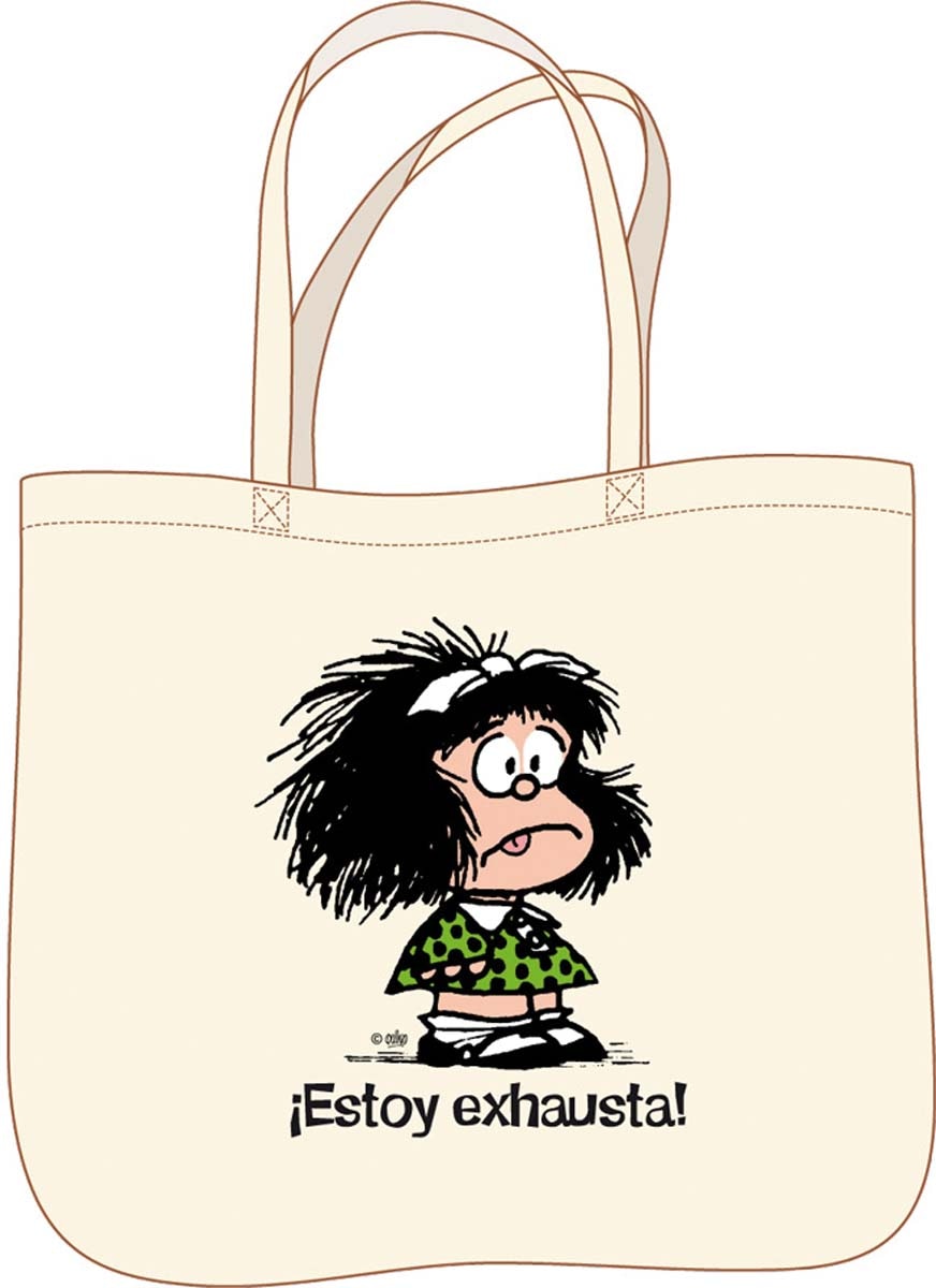 Imagem 0 de Bolsa mafalda.Tote bag ¡estoy exhausta!