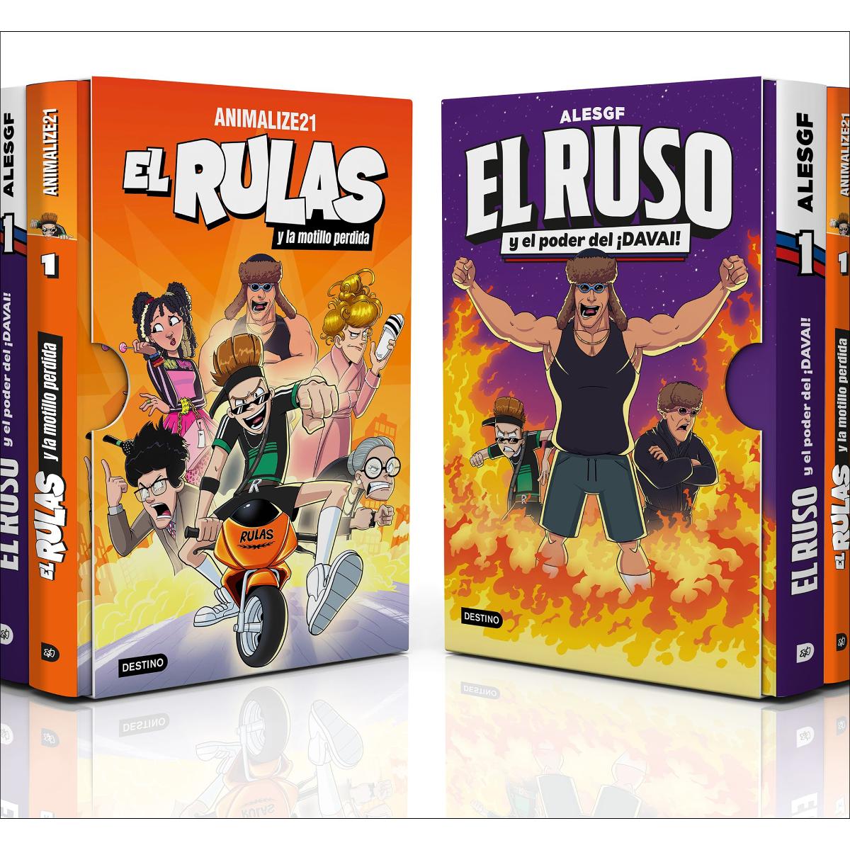 Imagem 0 de Estuche El Rulas 1 + El Ruso 1 (Capa dura)