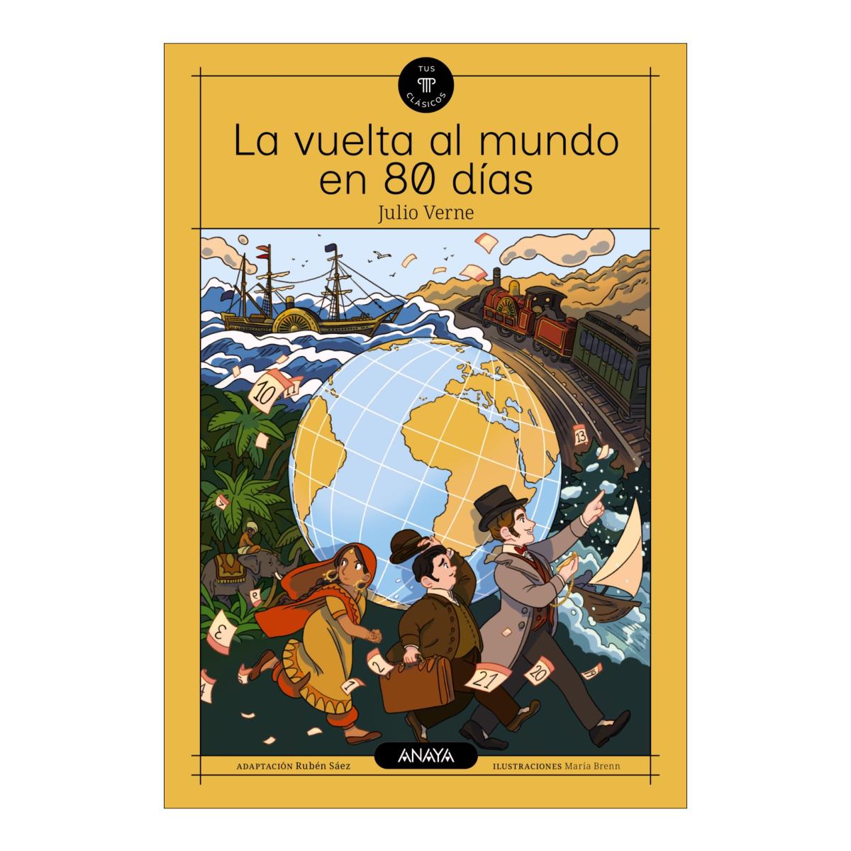 Imagem 0 de LA VUELTA AL MUNDO EN 80 DÍAS  (Capa Mole com Abas)