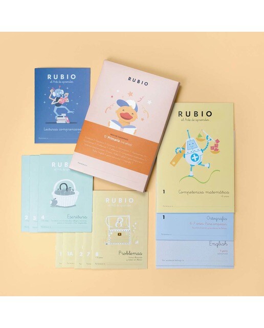 Imagen 0 de Pack de cuadernos 1.º de Primaria (+6 años)