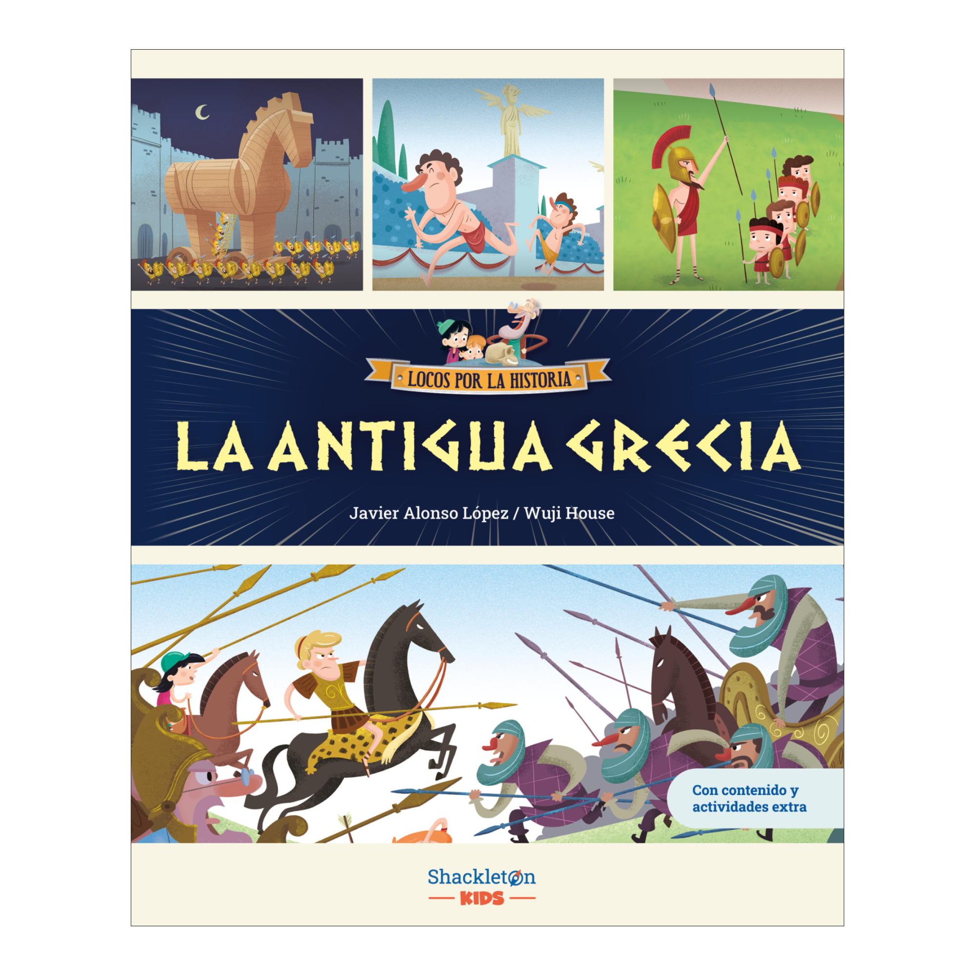 Imagen 0 de La Antigua Grecia: Libro infantil con juegos y actividades extra | Únete a Carmen, Marco y el abuelo, y descubre la historia explicada co (Tapa dura)