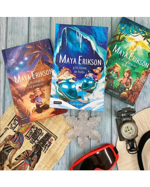 Maya Erikson 3. Maya Erikson y la cueva de hielo: Un emocionante libro de aventuras para niños y niñas valientes Edad: 7, 8, 9, 10, 11 y  (Tapa dura) 2