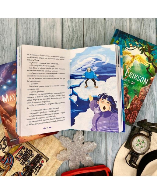 Maya Erikson 3. Maya Erikson y la cueva de hielo: Un emocionante libro de aventuras para niños y niñas valientes Edad: 7, 8, 9, 10, 11 y  (Tapa dura) 3