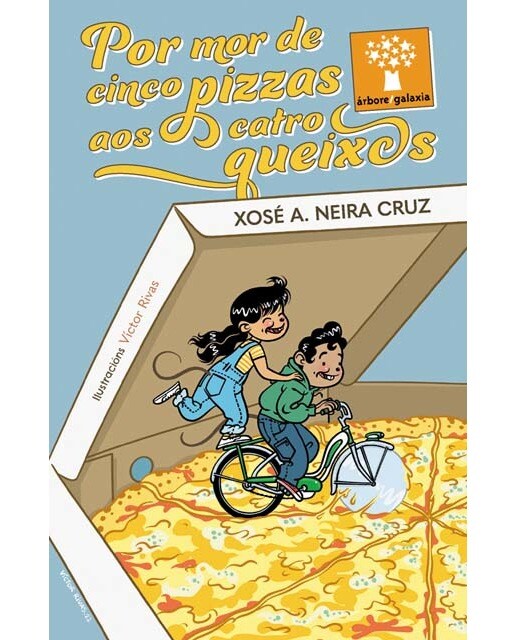 Por mor de cinco pizzas aos catro queixos(Tapa blanda) 1
