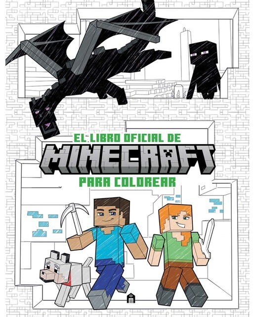 Imagen 1 de Minecraft. El libro oficial para colorear  (Tapa blanda)