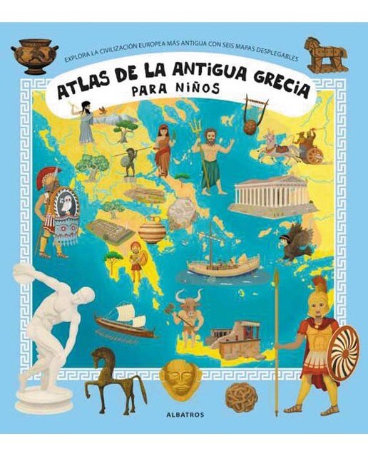 Atlas de la antigua grecia para niños