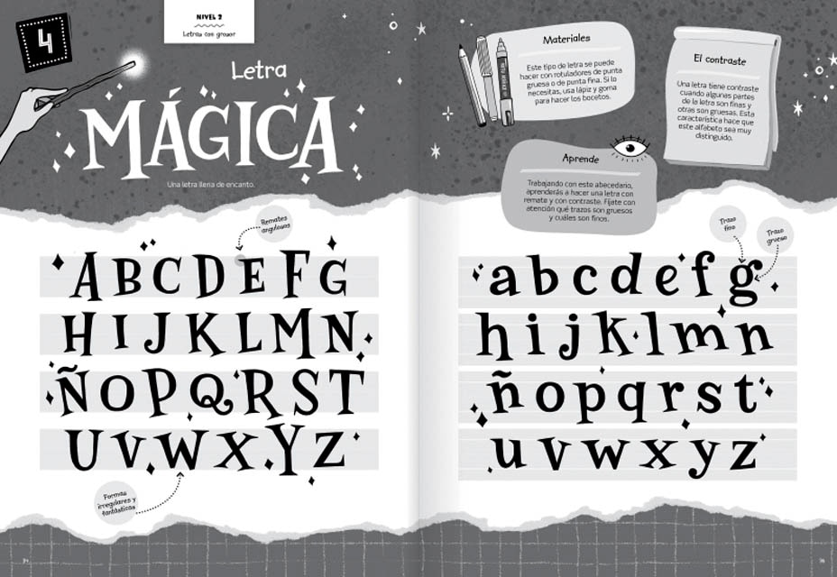 Mi primer libro de lettering: Diviértete y aprende a hacer letras increíbles  (Tapa blanda) 6