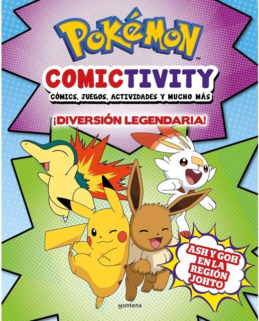 Imagen 0 de Pokémon Comictivity - ¡Diversión legendaria! Ash y Goh en la Región Johto: Cómics, juegos, actividades y mucho más  (Tapa blanda)