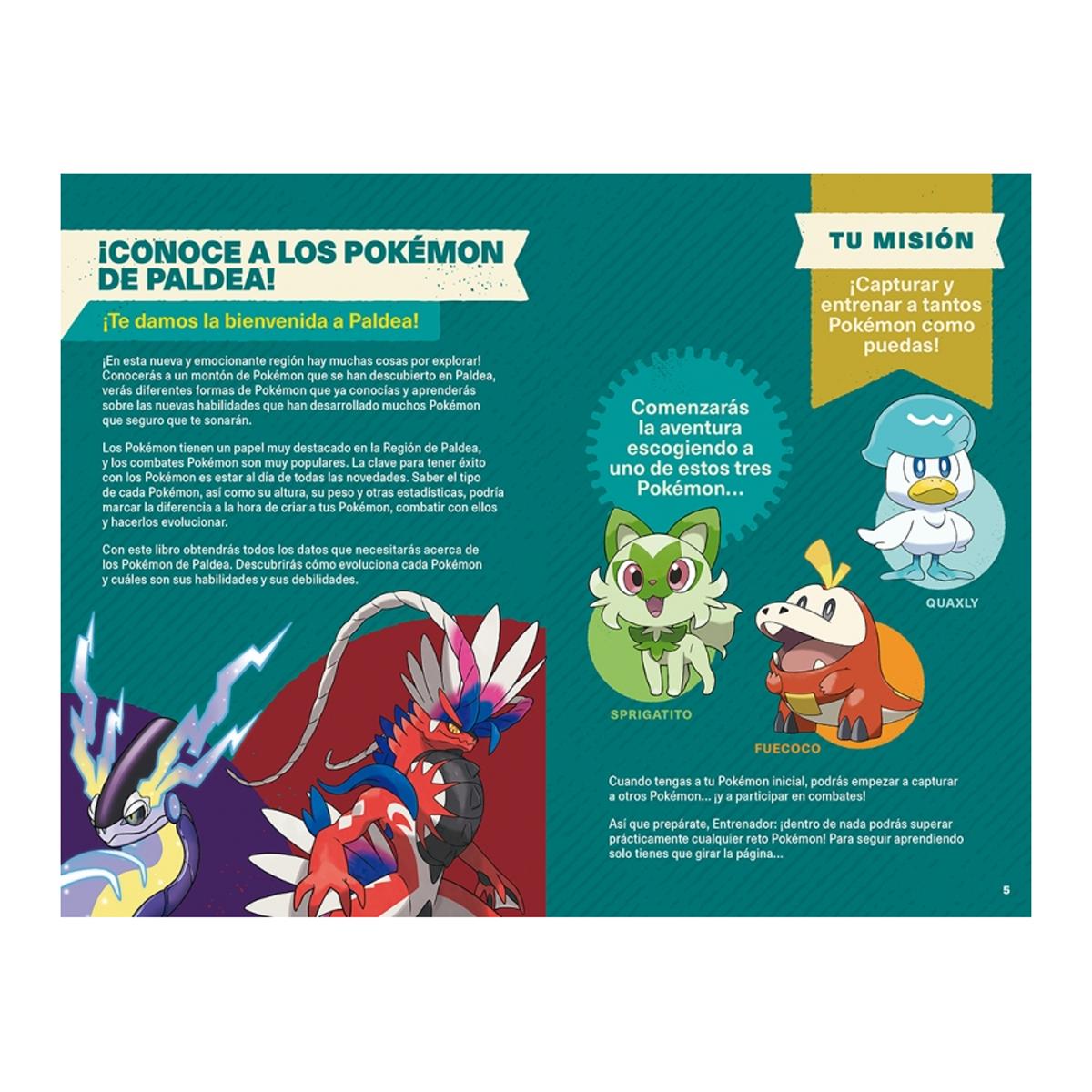 Guía definitiva de la región Paldea (Libro oficial) (Guía Pokémon): Pokémon Escarlata | Pokémon Púrpura  (Tapa blanda) 3