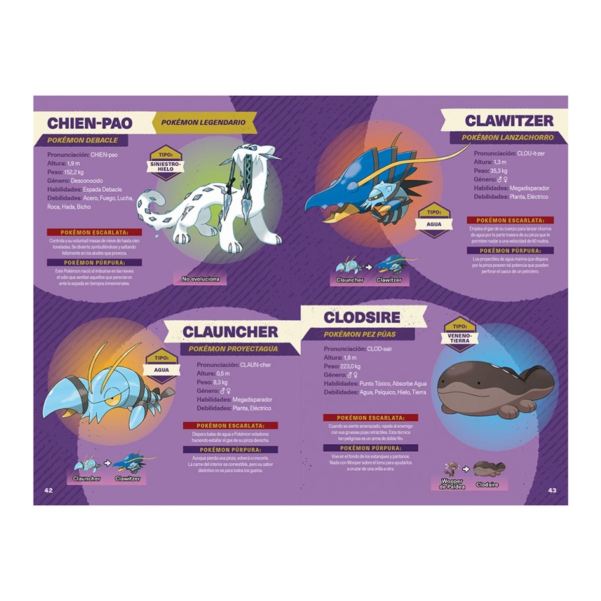 Guía definitiva de la región Paldea (Libro oficial) (Guía Pokémon): Pokémon Escarlata | Pokémon Púrpura  (Tapa blanda) 7