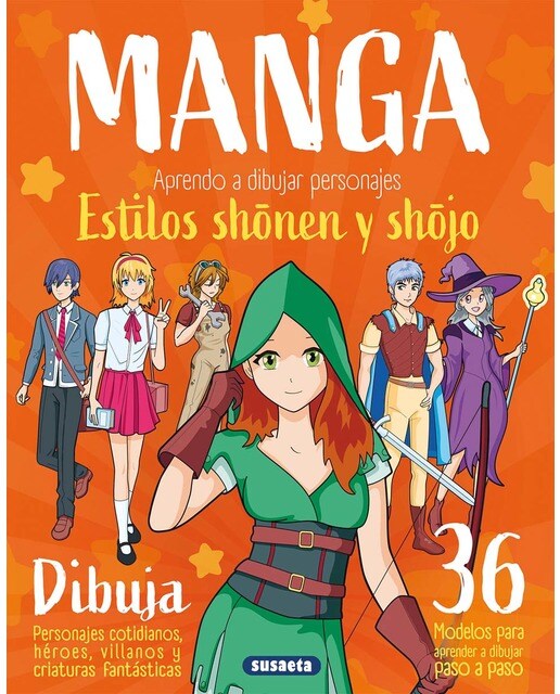 Imagen 0 de Manga. Aprendo a dibujar personajes estilos shonen y shojo  (Tapa blanda)