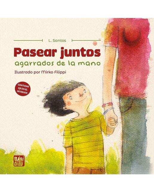 Pasear juntos, agarrados de la mano