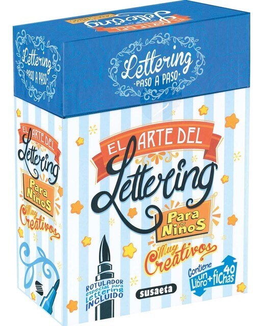 El arte del lettering para niños muy creativos  (Tapa dura)
