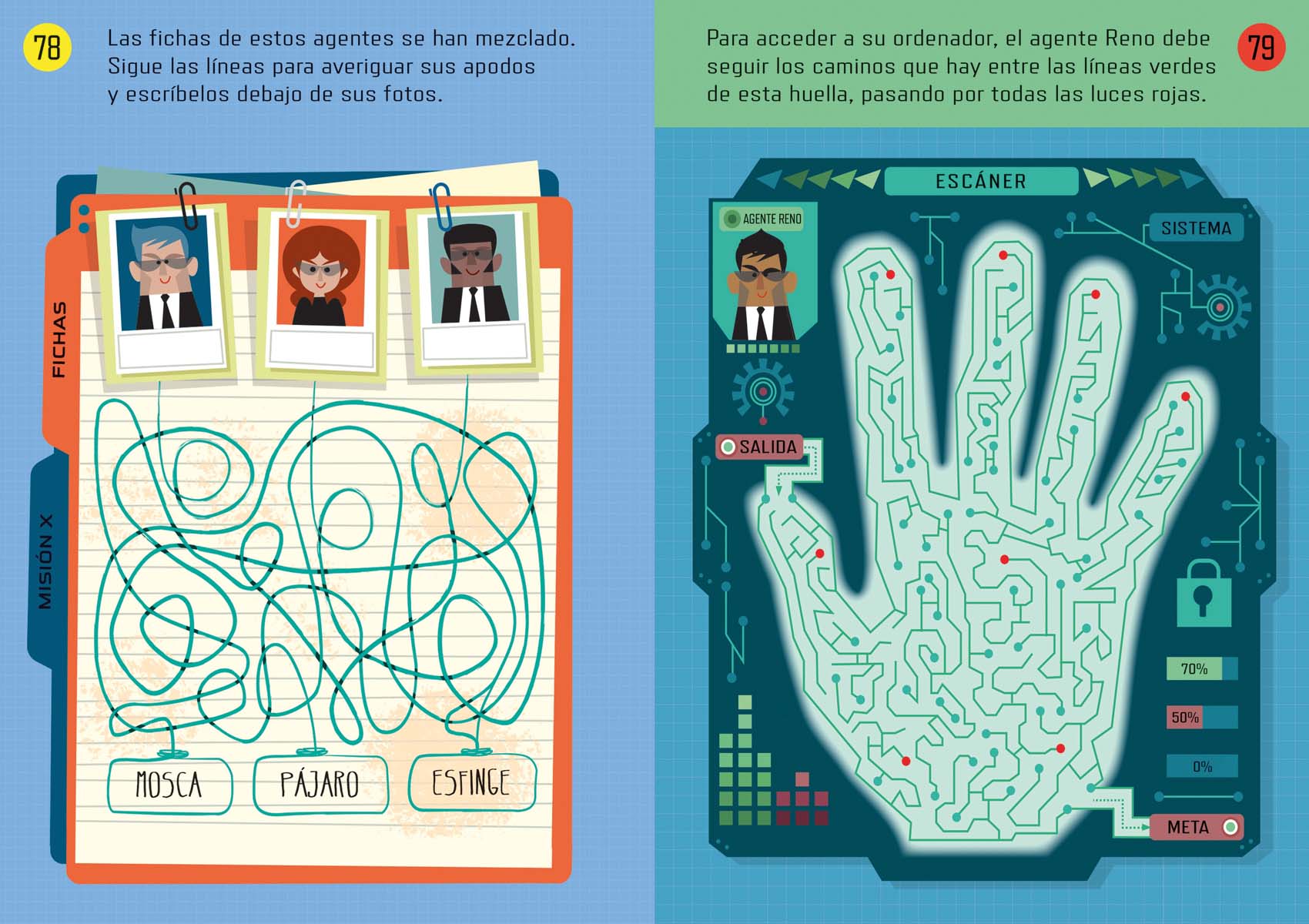 Actividades variadas de espías  (Tapa blanda) 4