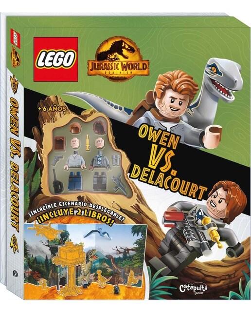Lego Jurassic World. Owen vs. Delacourt 1
