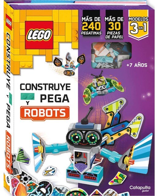 Imagem 0 de LEGO. Construye y pega robots (Capa dura)