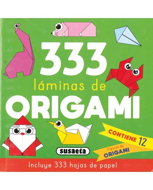 333 Láminas de origami verde (Capa mole) 1