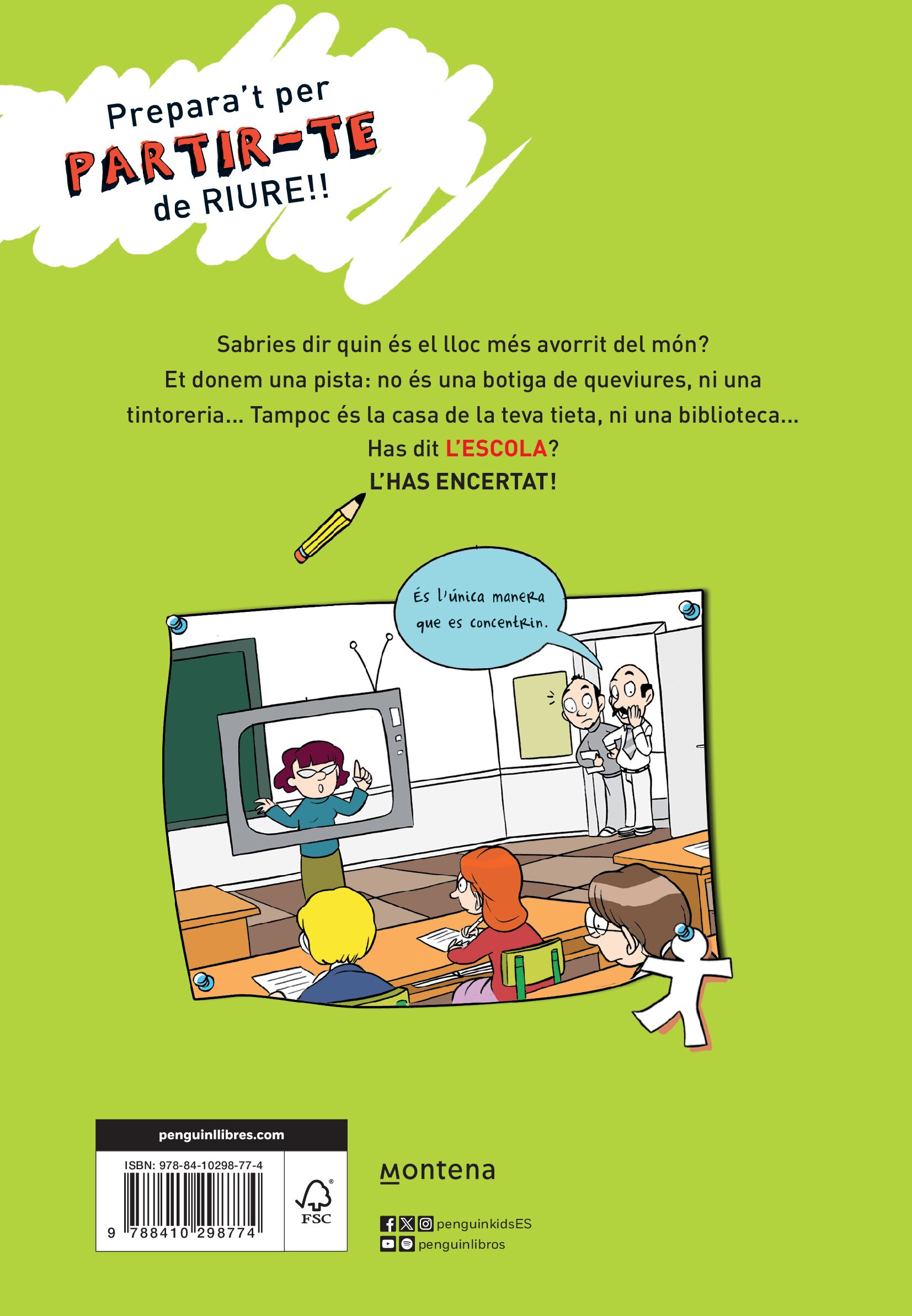 Súper Acudits - Els acudits més divertits sobre el lloc més avorrit del món: L'ESCOLA!: Llibre d'acudits en català per a nens i nenes  (Tapa blanda) 2