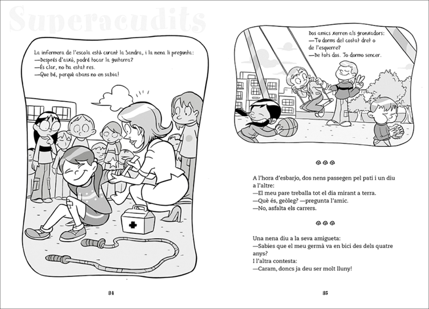 Súper Acudits - Els acudits més divertits sobre el lloc més avorrit del món: L'ESCOLA!: Llibre d'acudits en català per a nens i nenes  (Tapa blanda) 5