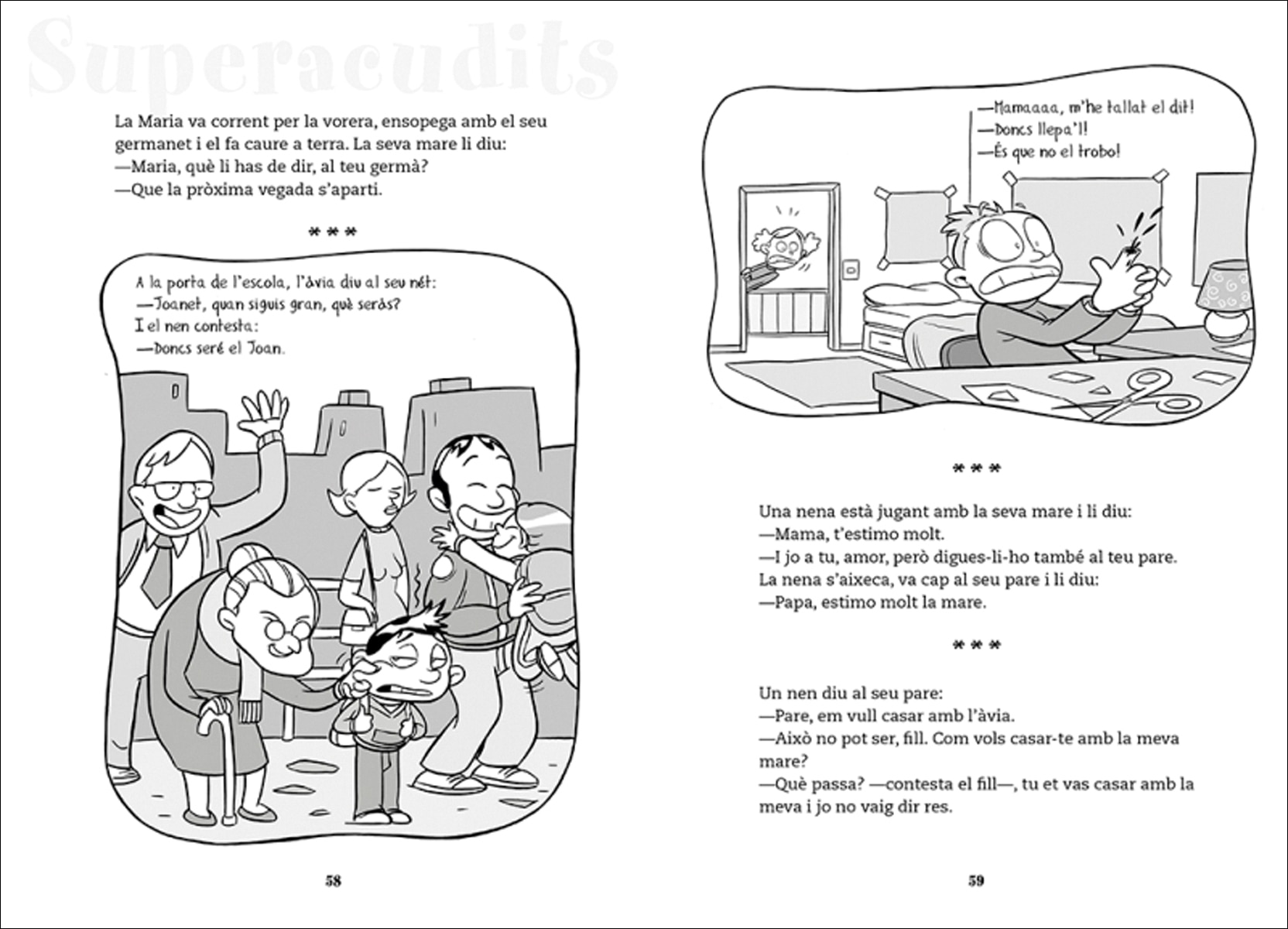 Súper Acudits - Els acudits més divertits sobre el lloc més avorrit del món: L'ESCOLA!: Llibre d'acudits en català per a nens i nenes  (Tapa blanda) 6