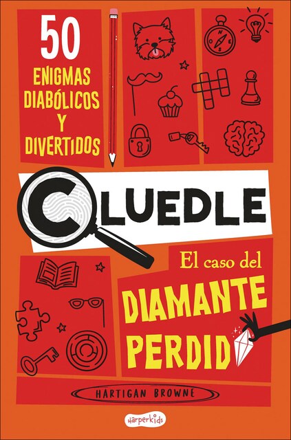 Imagen 0 de CLUEDLE: El caso del diamante perdido: 50 enigmas diabólicos y divertidos (Libro 1)  (Tapa blanda con solapas)