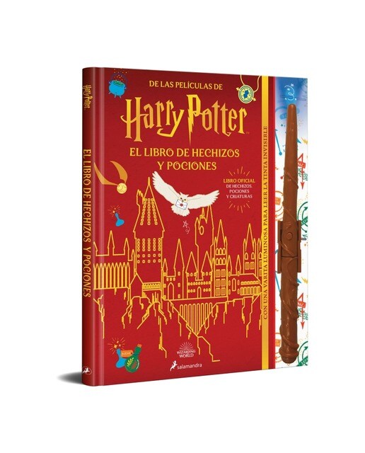 El libro de hechizos y pociones (libro oficial) (Harry Potter): Con una varita luminosa para leer la tinta invisible  (Tapa dura) 2