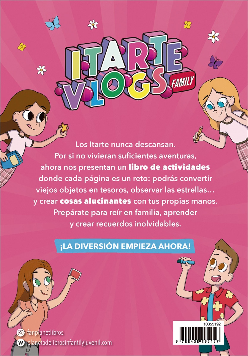 Itarte Vlogs Family. Libro de creatividad  (Tapa dura) 2