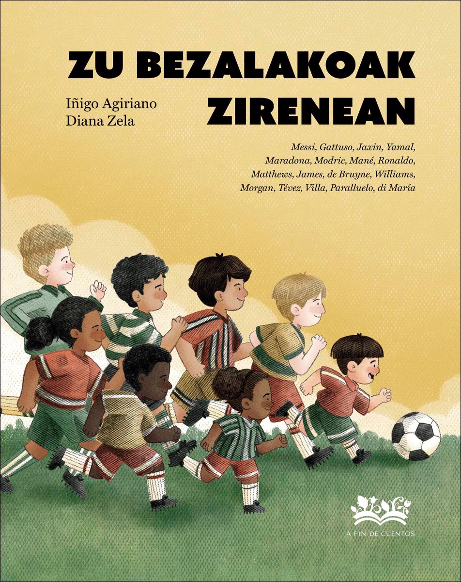 Zu bezalakoak zirenean: Messi, Gatusso, Yashin, Yamal, Maradona, Modri&, Mané, Ronaldo,  Matthews, James, de Bruyne, Williams, Morgan, Té (Capa dura) 1
