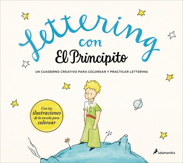 Imagem 0 de Lettering con El Principito: Un cuaderno creativo para practicar lettering y colorear (Capa mole)