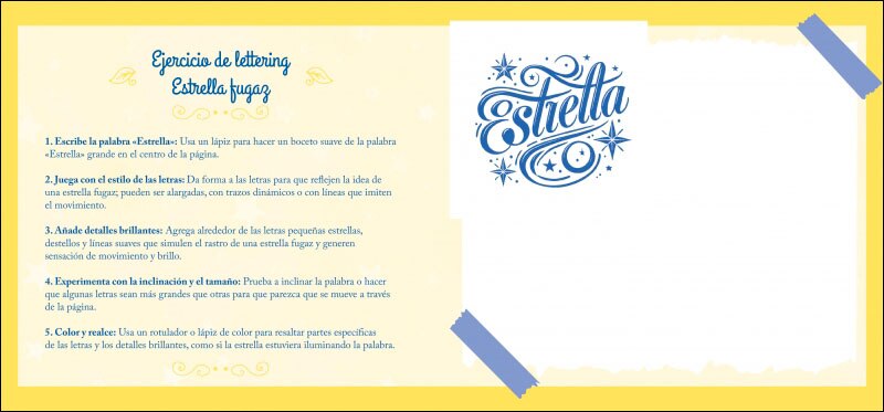 Lettering con El Principito: Un cuaderno creativo para practicar lettering y colorear  (Tapa blanda) 3
