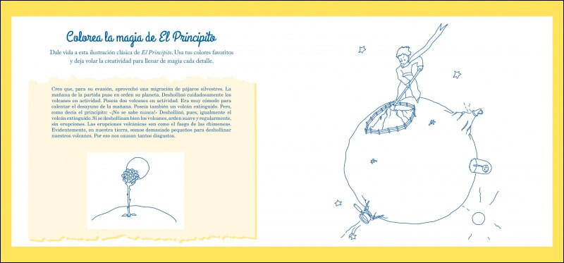Lettering con El Principito: Un cuaderno creativo para practicar lettering y colorear  (Tapa blanda) 4