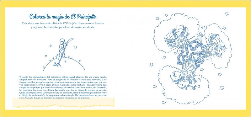 Lettering con El Principito: Un cuaderno creativo para practicar lettering y colorear  (Tapa blanda) 5