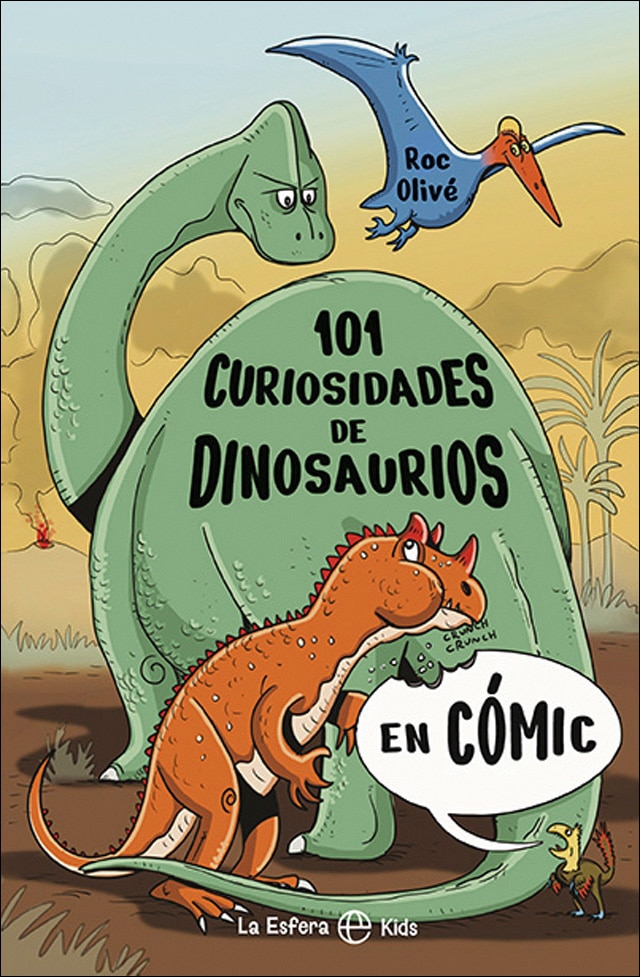 101 Curiosidades de dinosaurios en cómic (Capa mole com abas) 1