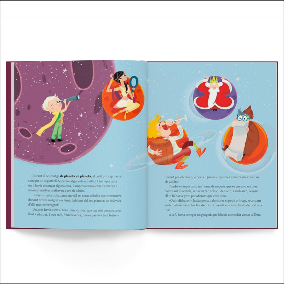 El petit príncep: Llibre infantil amb jocs i activitats extra / Els grans clàssics de la literatura, convertit en preciosos contes il·lus (Capa dura) 3