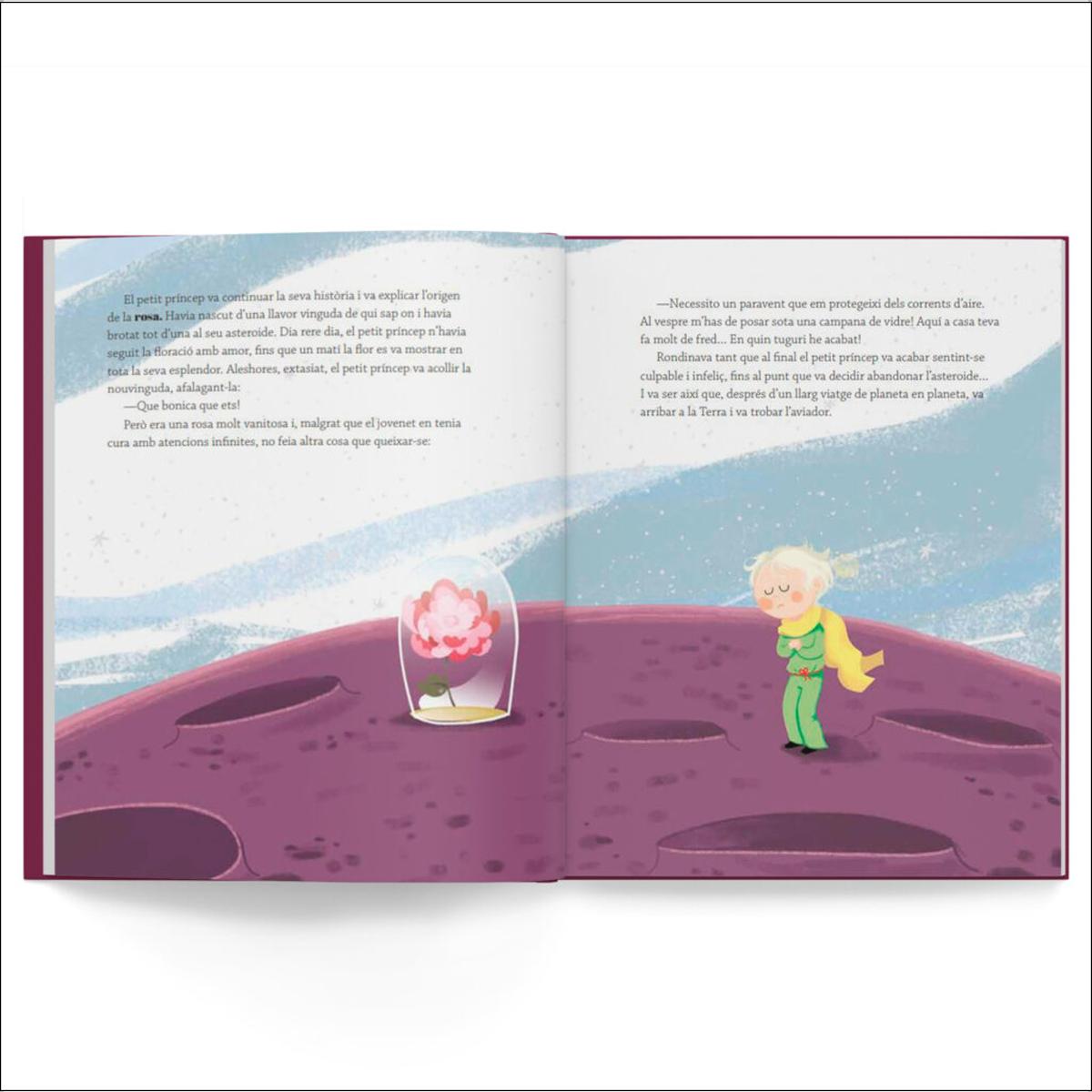 El petit príncep: Llibre infantil amb jocs i activitats extra / Els grans clàssics de la literatura, convertit en preciosos contes il·lus (Capa dura) 4