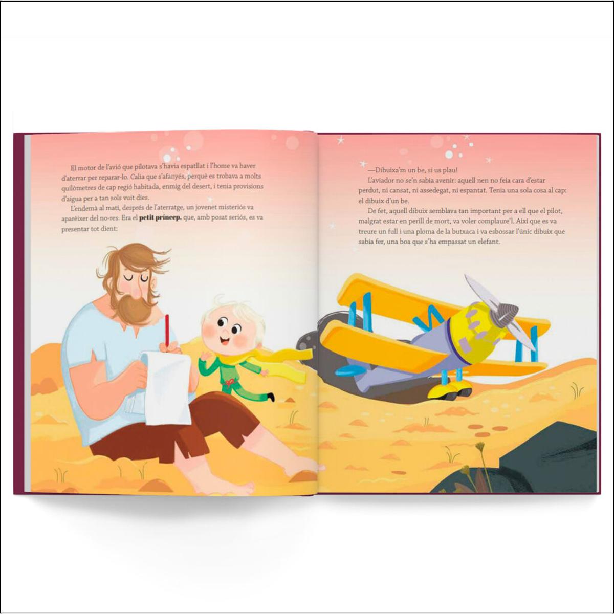 El petit príncep: Llibre infantil amb jocs i activitats extra / Els grans clàssics de la literatura, convertit en preciosos contes il·lus (Capa dura) 5