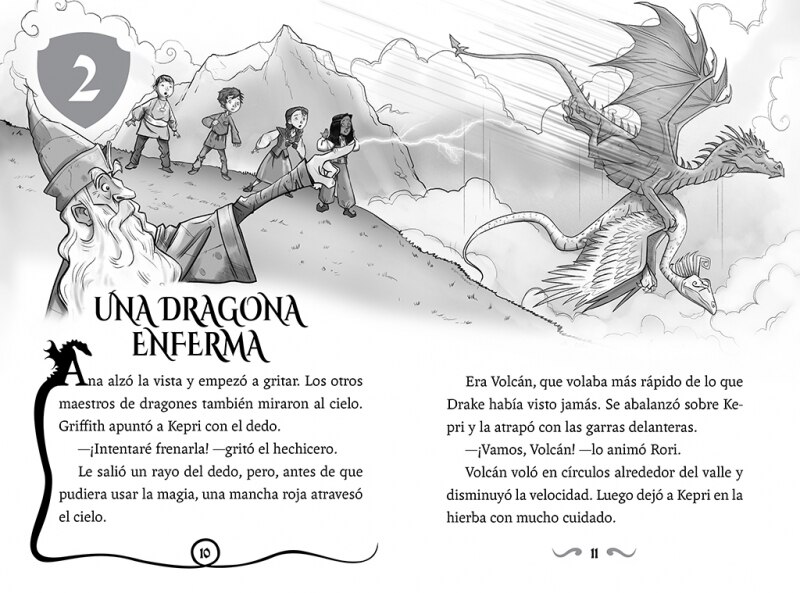 Escuela de dragones 2 - El rescate de la dragona del sol (Capa mole) 3