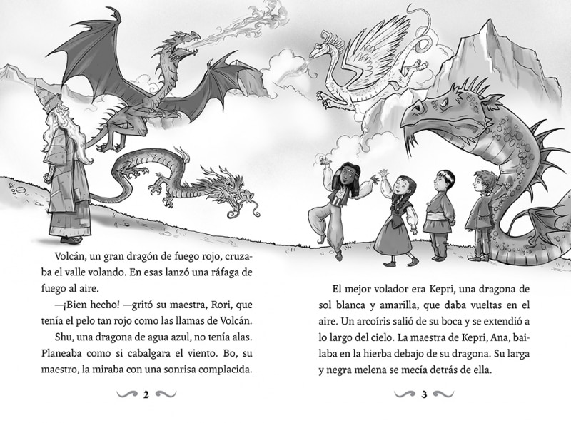 Escuela de dragones 2 - El rescate de la dragona del sol (Capa mole) 4