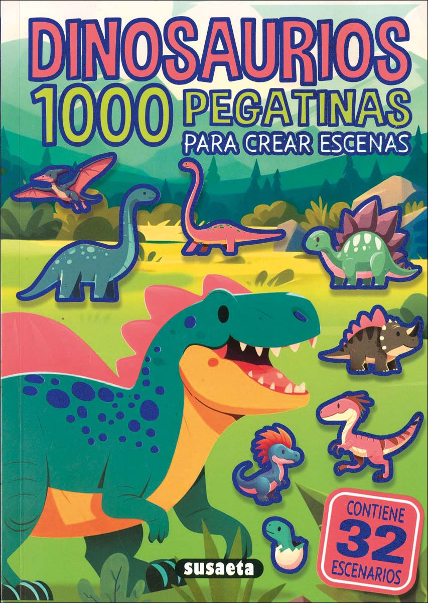 Dinosaurios. 1000 pegatinas para crear escenas 1