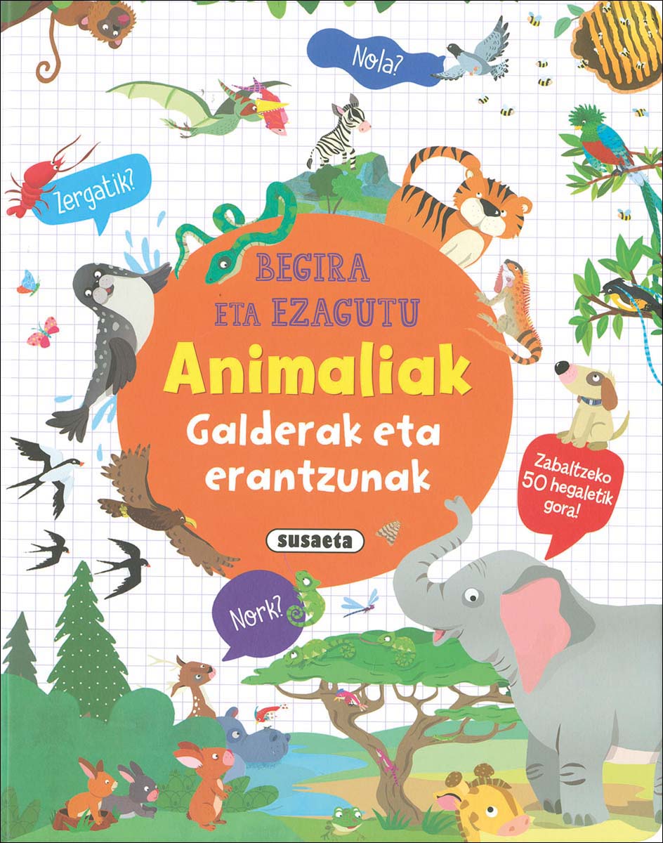 Animaliak galderak eta erantzunak 1
